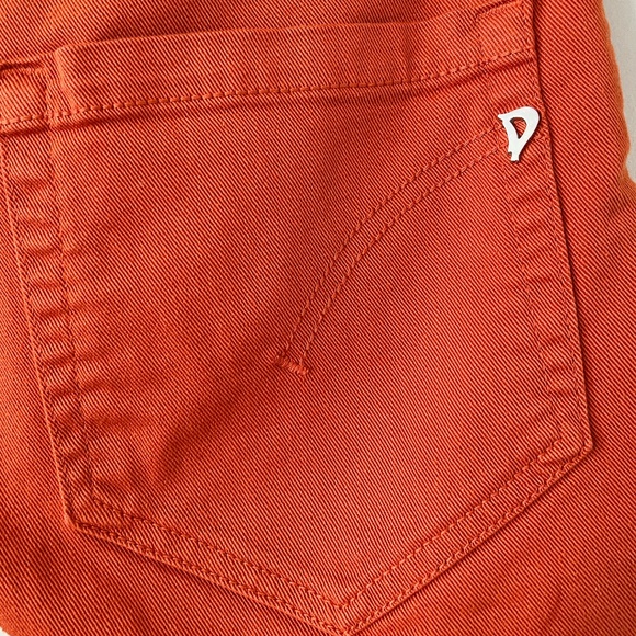 Dondup Button Fly Denim Shorts In Cinnamon Size 26 - Picture 12 of 16